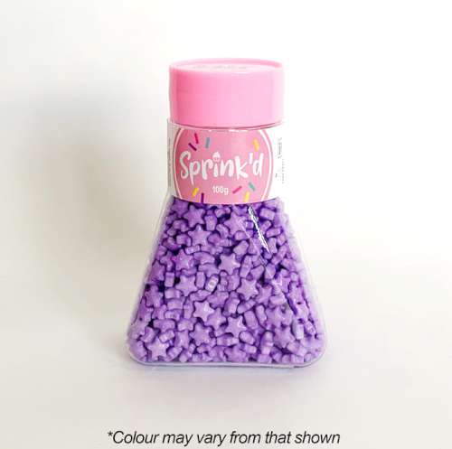 Sprink'd Sprinkles - Stars Purple - Click Image to Close